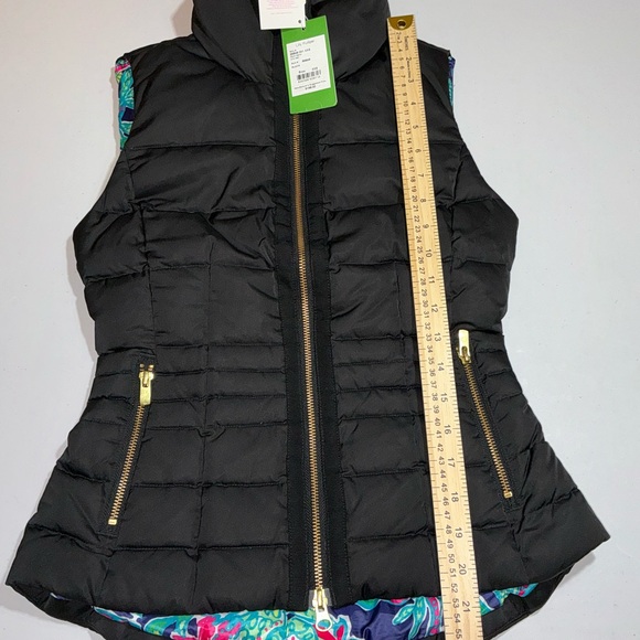 Lilly Pulitzer NWT Syd Vest Black $198 Size XXS - Picture 6 of 13